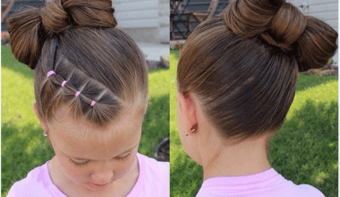 Kız Çocukları İçin Pratik Saç Modelleri