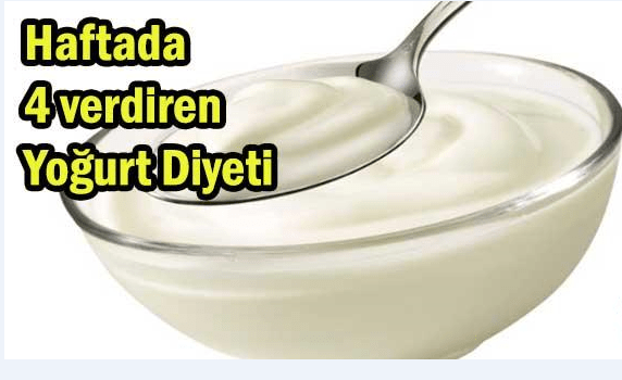 Yoğurt Diyeti İle Zayıflama Yoğurt Diyeti İle Zayıflama