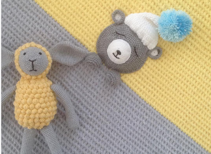 hayvanlı bebek battaniyesi modelleri Kombin Kadın